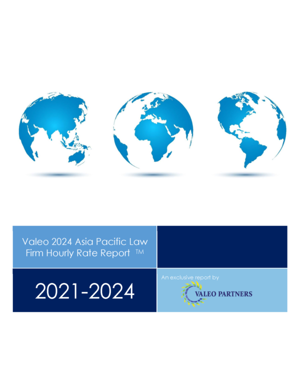 Valeo 2024 Asia Pacific Law Firm Hourly Rate Report