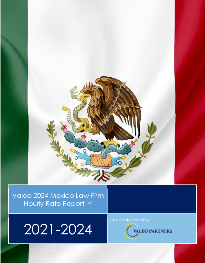 Valeo 2024 Mexico Law Firm Hourly Rate Report