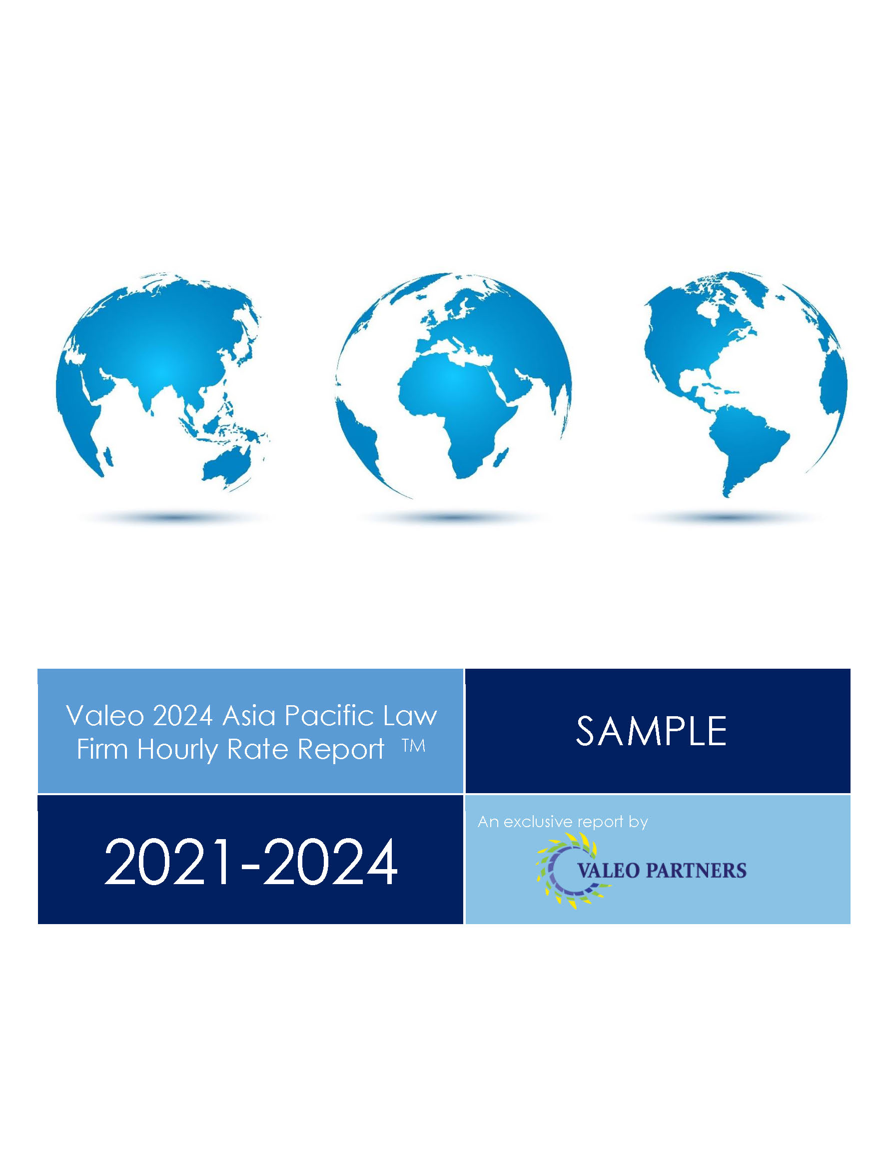 Valeo 2024 Asia Pacific Law Firm Hourly Rate Report - SAMPLE